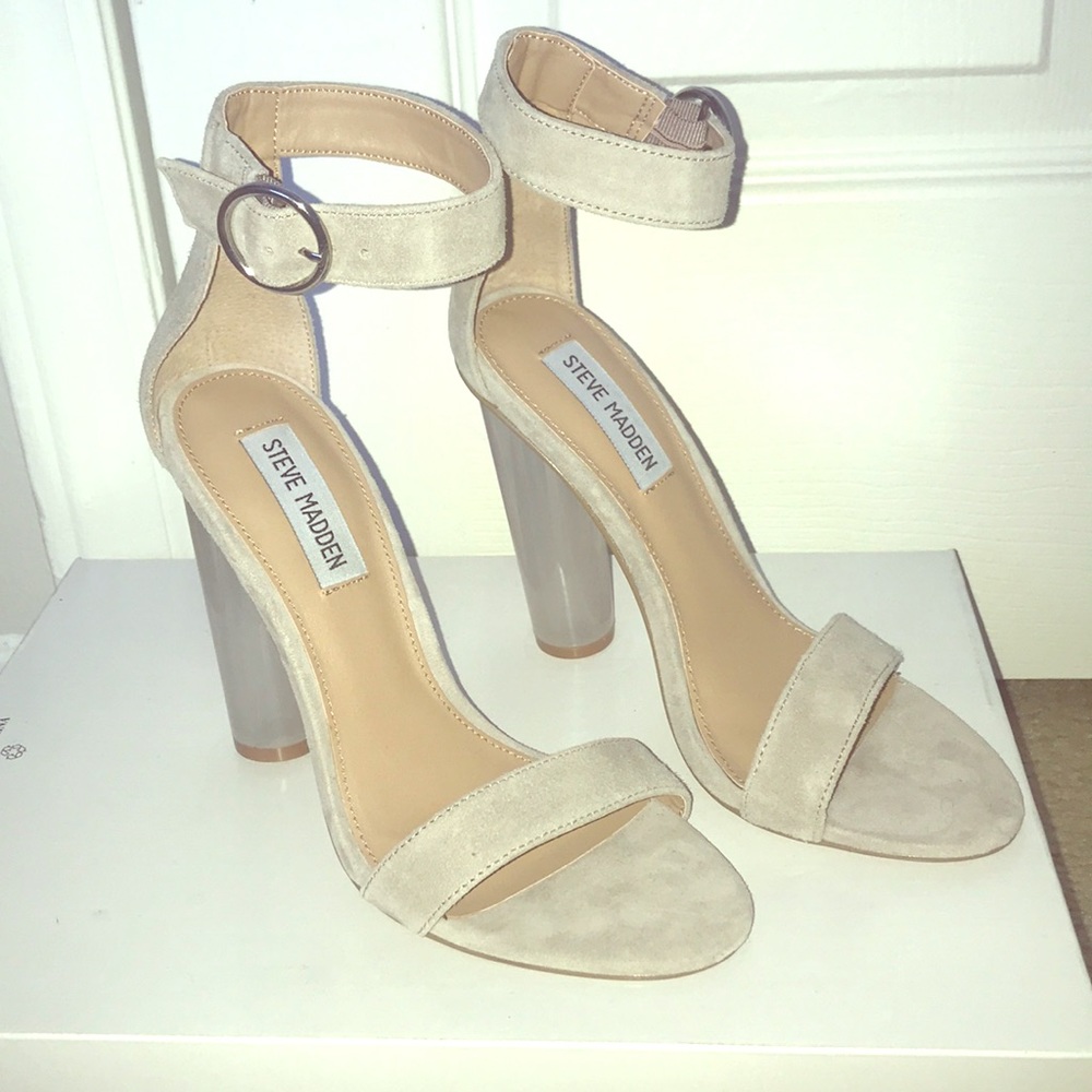 Taupe Steve Madden Sandlas